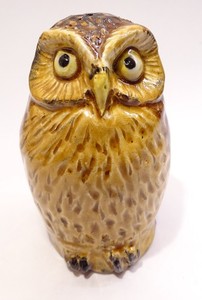 Stuart Bass Pie Bird Vent * 2010 Owl Collection ~ Short Eared Owl