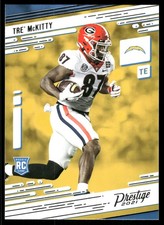 2021 Panini Prestige #274 Tre' McKitty Los Angeles Chargers Rookie