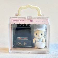 Sylvanian Families Cat Baby Figure 1998 Collectible 15 