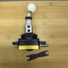 Mgw C7 Corvette Short Throw Shift Knob Silver Shifter With White Knob