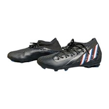 Adidas Predator Edge.3 Soccer Cleats Black Blue GV8966 Size 7 Shoes