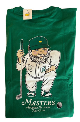 2026 XL Masters Tournament Gnome Caddie Green T-Shirt Augusta