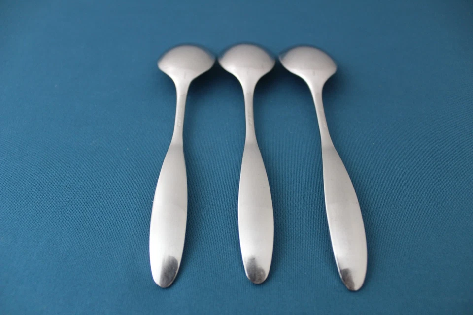 3 cucharaditas tampón de toallas MAGNUM 18-10 China acero inoxidable 6 1/4" Foto 4 de 4