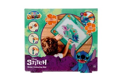 Disney Stitch WasserMalmatte | Wiederverwendbare AquaZeichnungsmatte für Kind...