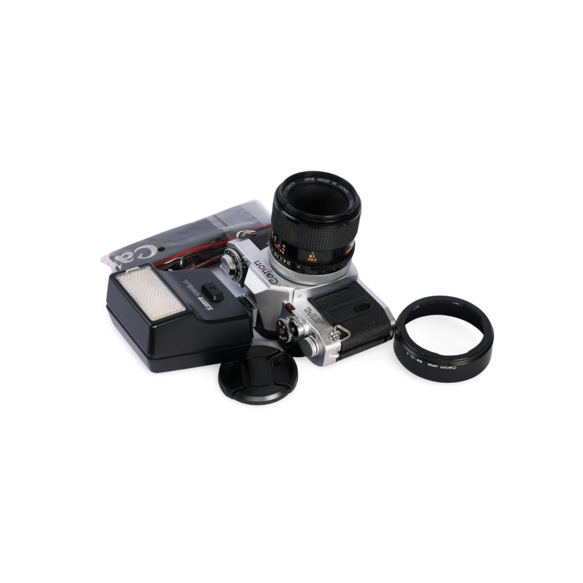 ★ハロ-カメラ★ 8073 Canon A-1 (FD 50mm F1.8 S.C.) 動作品　難有り　 シャッター鳴き有り、難有り 動作品