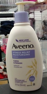 Aveeno Stress Relief Moisturizing Lotion, 12 Oz NEW