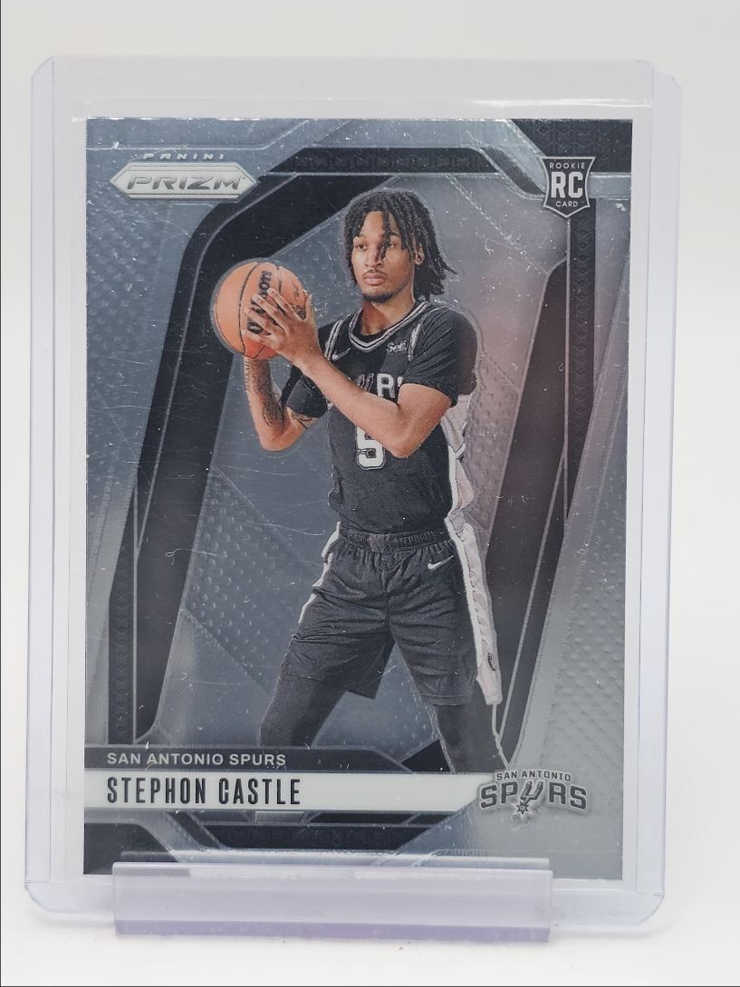 STEPHON CASTLE 2024-25 PANINI PRIZM BASKETBALL ROOKIE SPURS #234 G RC Q1605