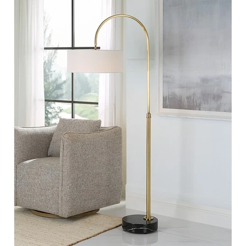 Uttermost 30136-1 Huxford 69" Tall Floor Lamp - Brass - Picture 7 of 7