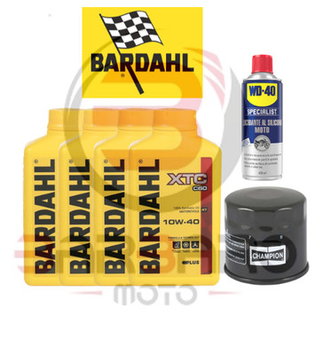 Maintenance Kit 4L Bardahl XTC 10W40 Oil Filter GSX 1300 R Hayabusa