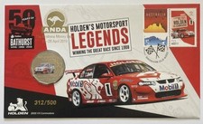 2018 50c PNC 50 Yrs of Bathurst 2001 Holden VX Commodore ANDA Brisbane No. 312