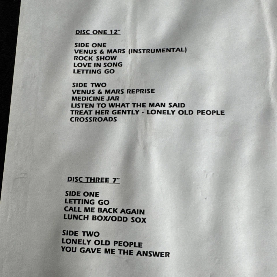 Paul McCartney/Wings-Venus & Mars Special Box set 2xLP/EP/Tape Starlight ruffs - Image 3 of 4