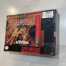 Shanghai II: Dragon's Eye Super Nintendo Entertainment System Video Game NEW