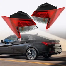 Tail Light Set For 2021 2022-2023 Hyundai Elantra Outer Tail Lamp Rear Light L+R