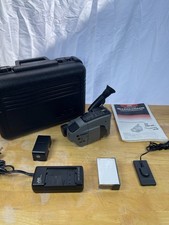 JVC GR-AX25U Compact VHS Camcorder 10x Zoom w/ Case Charger Tested