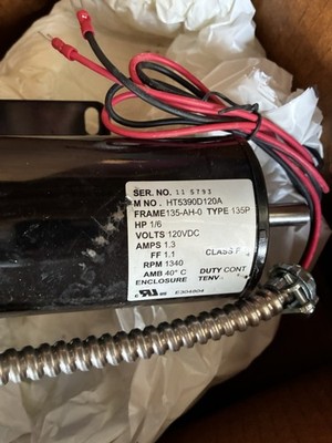 Baldor Dover Elevator Door  MOTOR  With Encoder Model: HT5390D120A