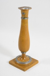 Q39K26 Stobwasser Biedermeier candlestick 19th century