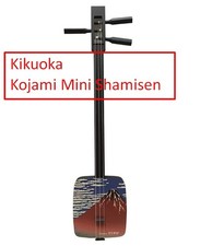 Kikuoka Kojami Mini Shamisen Red Fuji Japanese Traditional Instrument 3-String