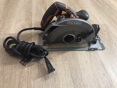 #ad RIDGID R3205 7 1 4 In. Circular Saw FOR PARTS NOT WORKING $44.85