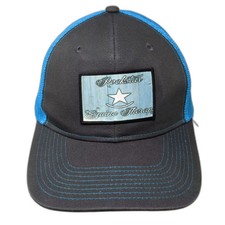 Sombrero de Camionero Autoridad Portuaria Gris Azul OS Rockstar Parche de Equinoterapia Ajustable