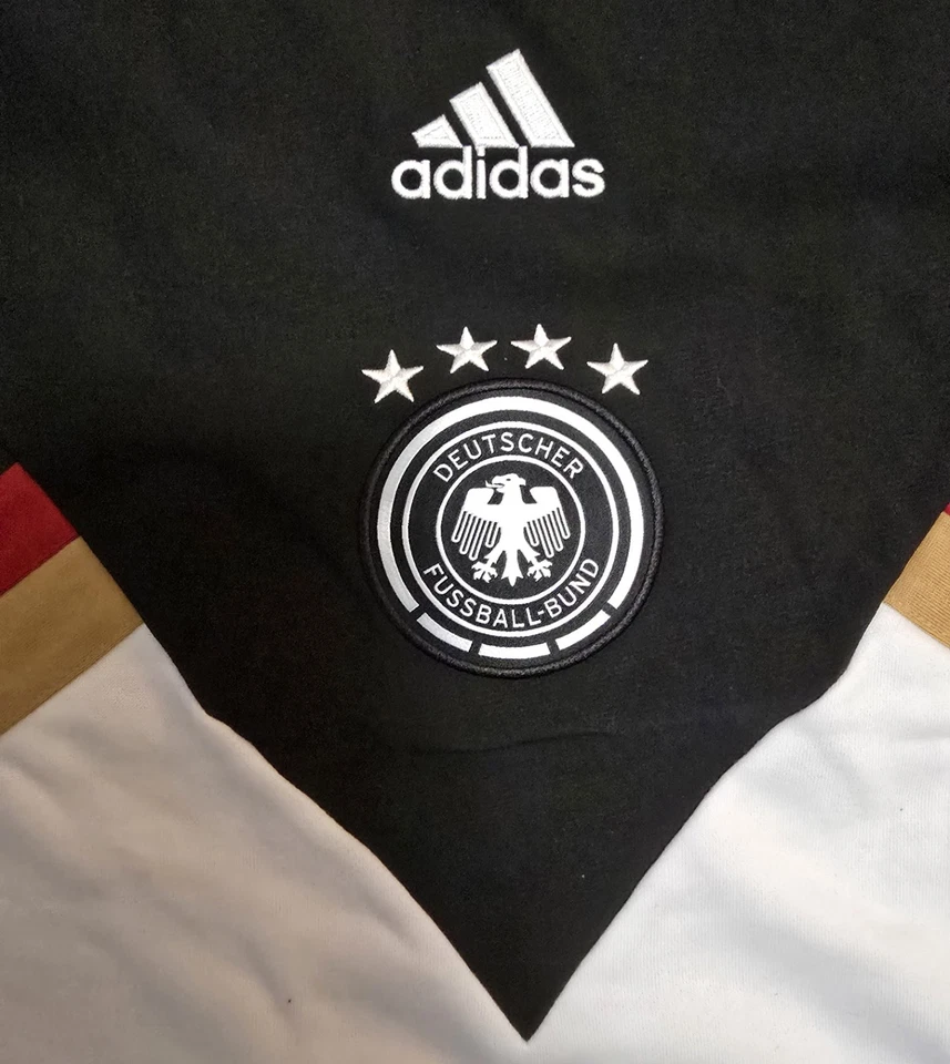 ⚽️RARO⚽️ NUEVO CON ETIQUETAS Adidas Alemania Selección Fútbol Fútbol Sudadera Hombres Talla S Foto 4 de 4