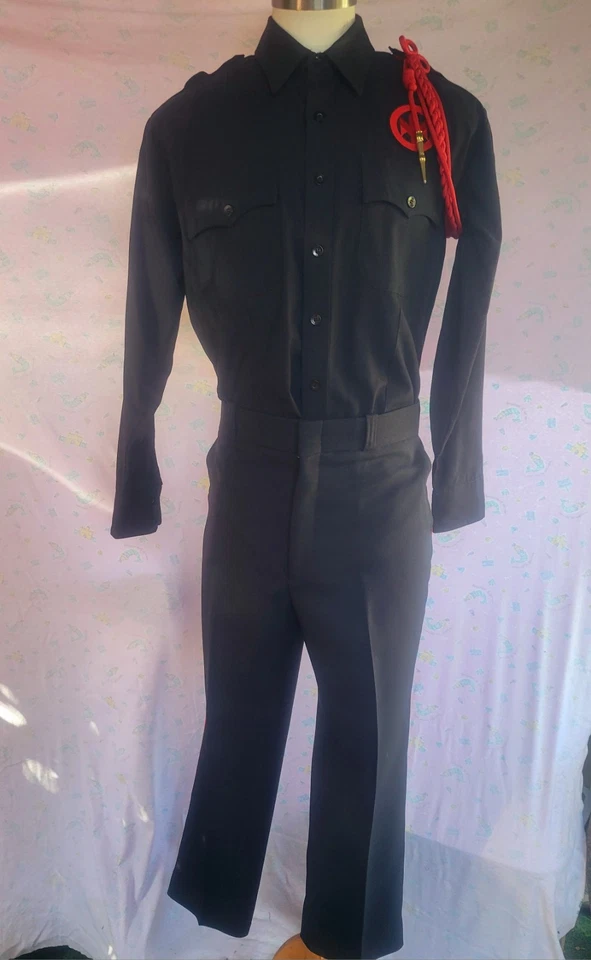 Camisa do Departamento de Polícia de Los Angeles (ELBECO DUTY PLUS) Calça (FLYING CROSS) Nova Com Etiqueta - Imagem 4 de 4