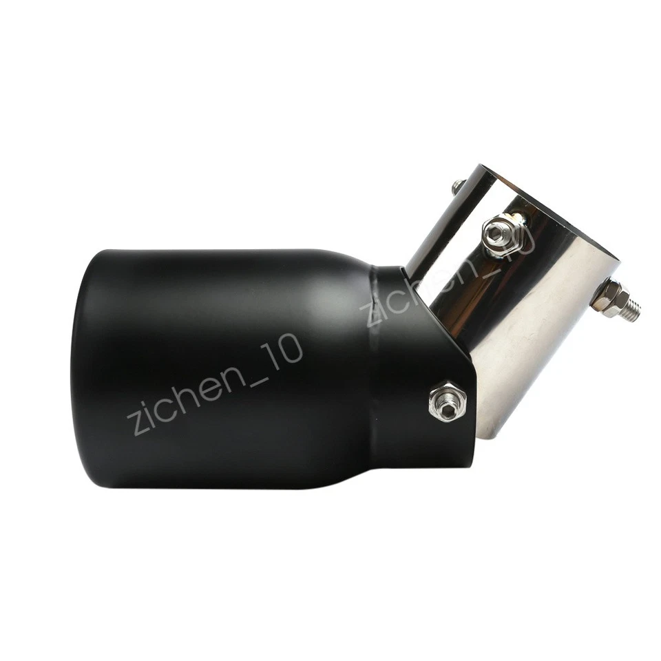 1PCS For Jeep Grand Cherokee Car Exhaust Pipe Tip Rear Tail Throat Muffler BLACK - Image 4 of 4