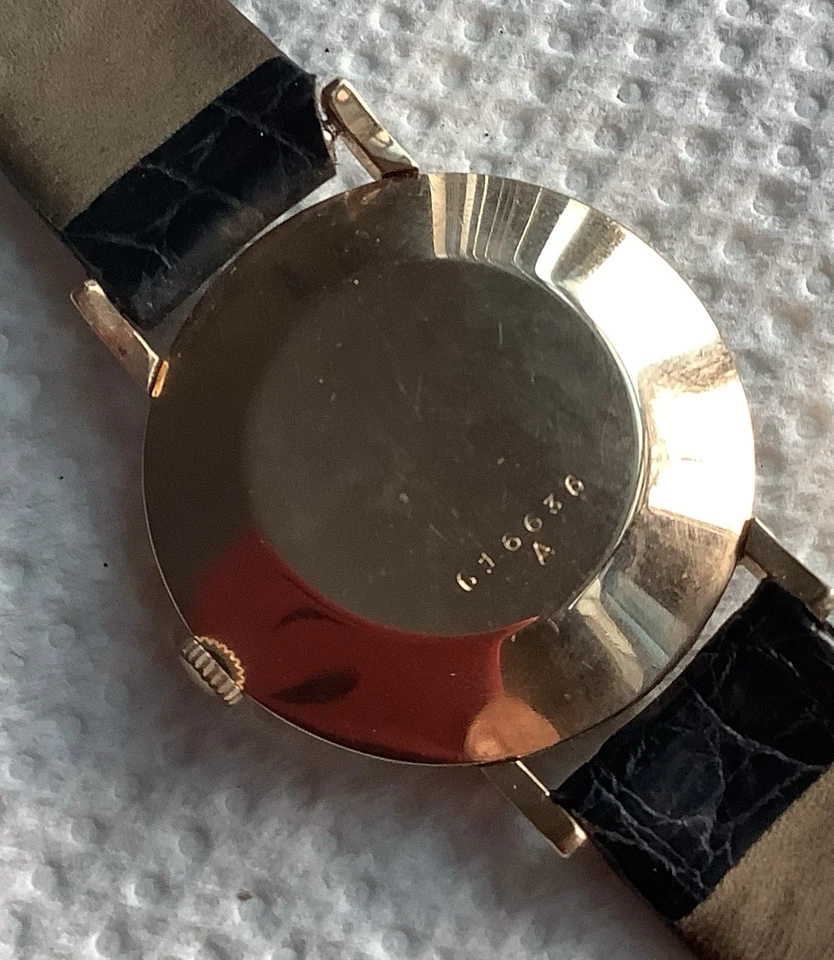 Vintage LeCoultre oro rosa de 18 quilates Foto 4 de 4