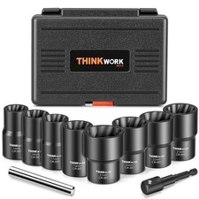 10-piece Lug Nut Removal Tool 12 Drive Wheel Lock 10-piece 10 Pcs