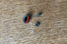 HTF NOS Aurora AFX Red  Grey Magnatraction Magnets, Pin, Crown Gear