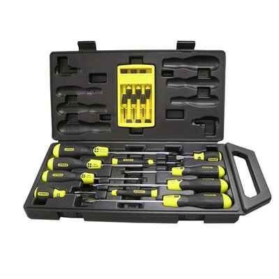 Stanley Cushion Grip Screwdriver 16-Pieces Set