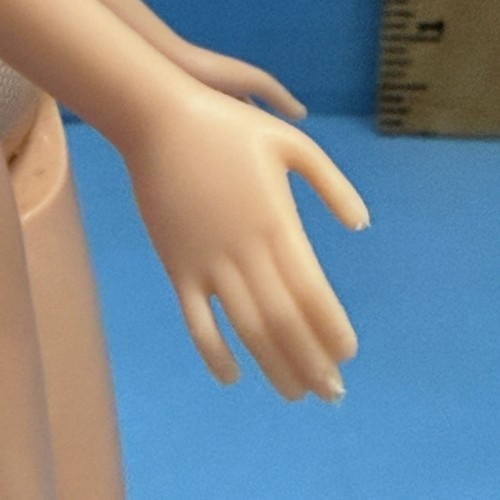 Mattel Barbie Fashion Fever Drew Lara Gesicht blond lila Strähnen Haare nude Puppe - Bild 5 von 7