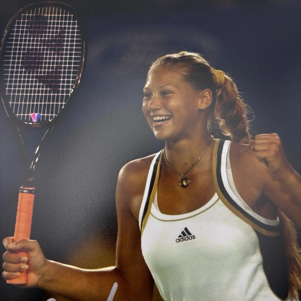 Foto firmada autografiada por Anna Kournikova 8x10 certificado de autenticidad estrella del tenis Foto 4 de 4