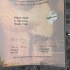 SAW 3D Original Movie Prop ! Blade Used Spinning Lawnmower Trap !!! COA Included — photo 10