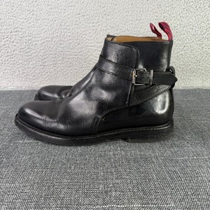 Polo Ralph Lauren Newent Jodhpur Boots Mens 10.5 D Black Leather Buckle Strap Polo Ralph Lauren Leather Newent Jodhpur Boots Men main image 3