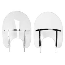 Clear Windscreen Windshield Fit For Harley Road King FLHR 1994-2025 Black/Chrome