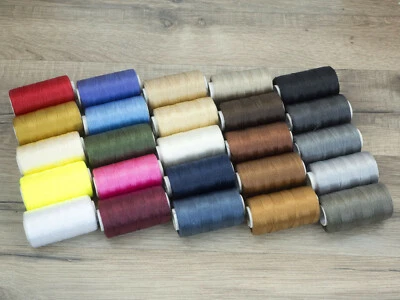 NADENA Polyester Nähgarn MFPro No.60 (0,25€/100m) 400m-Rolle für Leder, Sattler uvm