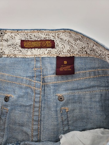 Vintage Y2K Floral Embroidered Distressed Denim Mini Skirt By Zana Di ~9 - Picture 5 of 8
