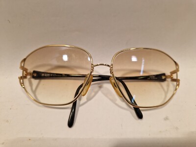 C1 Christian Dior Vintage Glasses Sunglasses Mod 2492 59 16 Germany Black Gold