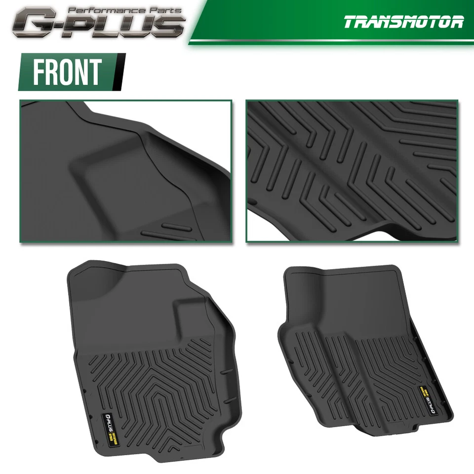 Alfombrillas TPE delanteras aptas para 94-02 Dodge Ram 1500 2500 3500 todo tipo de clima Foto 3 de 4