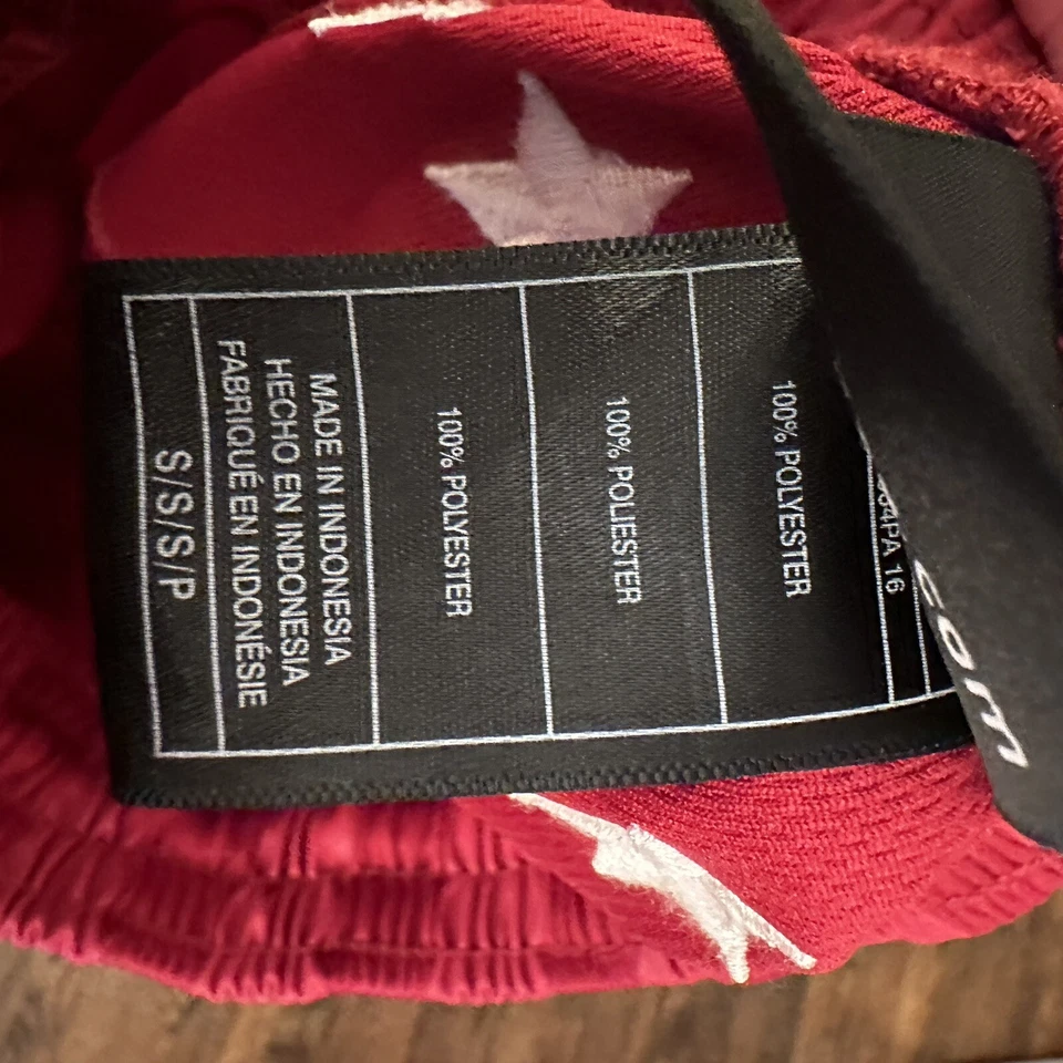 阿迪达斯印第安纳印第安纳州印第安纳州短裤男式 S 红队篮球正品 NCAA — 第 4/4 张图片