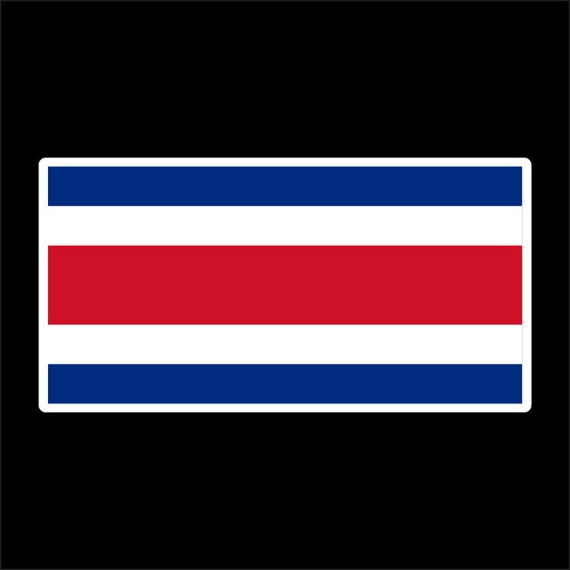 P295 COSTA RICA FLAG ANY SIZE VINYL DECAL BUMPER STICKER eBay