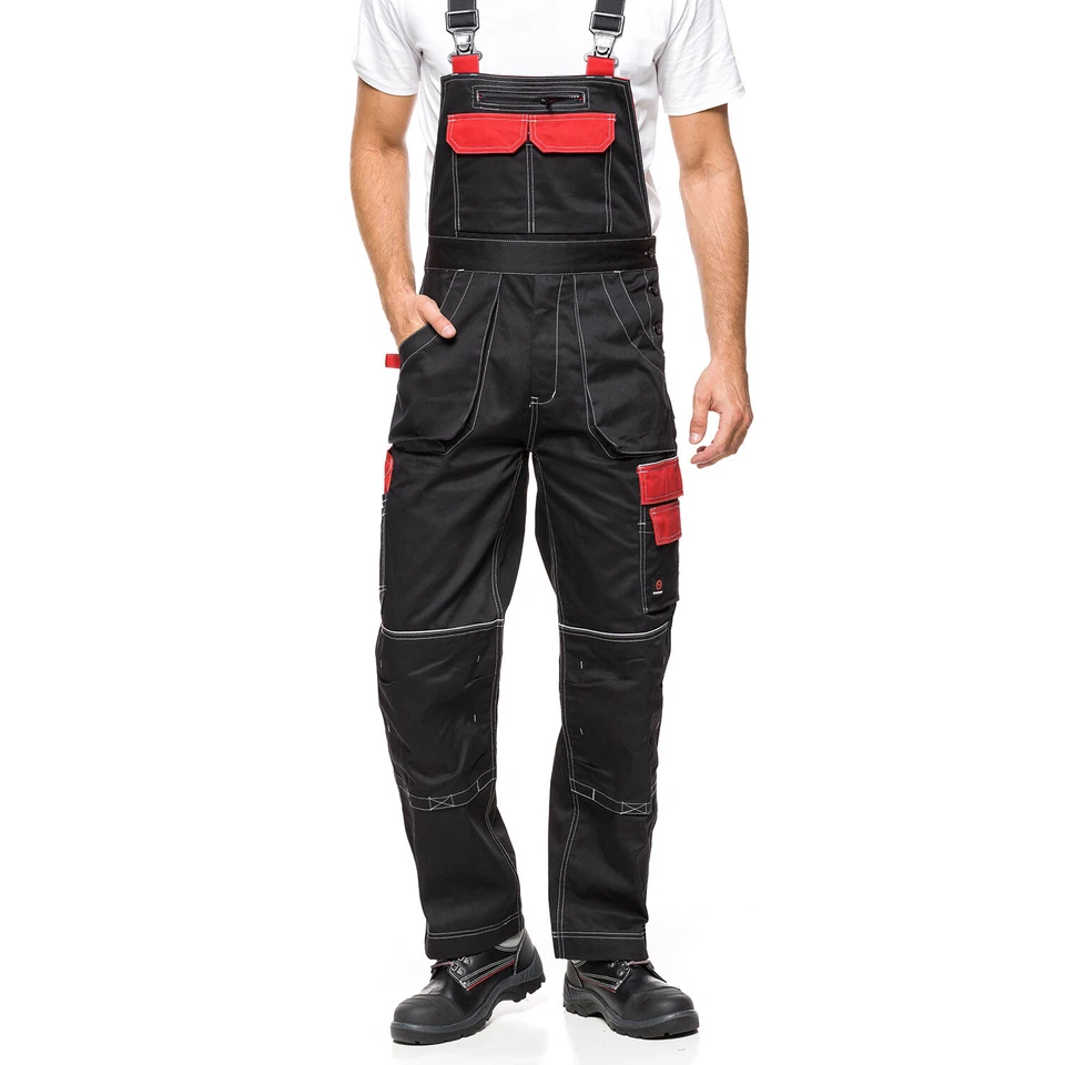 Salopette homme Avacore HELIOS noir rouge - Photo 1/4