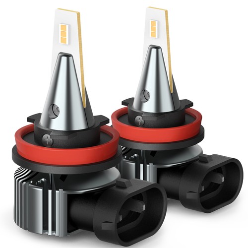 Yellow Golden H8 H9 H11 LED Fog DRL Light Bulbs Conversion Kit CANbus Error Free - Foto 15 di 16