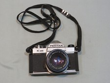 Vintage Pentax Asahi K1000 35mm SLR Camera w/SMC Pentax-M 1:2 50mm Lens