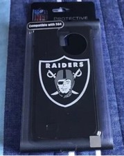 NFL LAS VEGAS RAIDERS: Black with Black & White Logo, Cell Phone Case, Protector