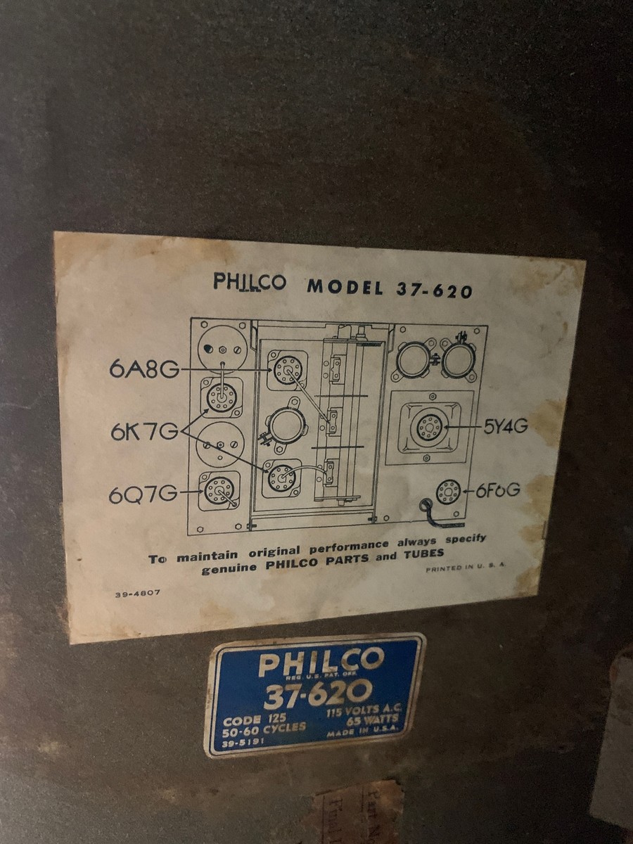vintage antique PHILCO 37-620 RADIO ~ Tombstone ~ doesn't vintage antique PHILCO 37-620 RADIO ~ Tombstone ~ doesn't