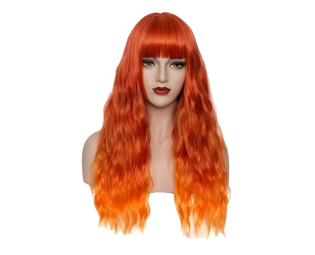 Cosplay Pelucas Bang ondulado