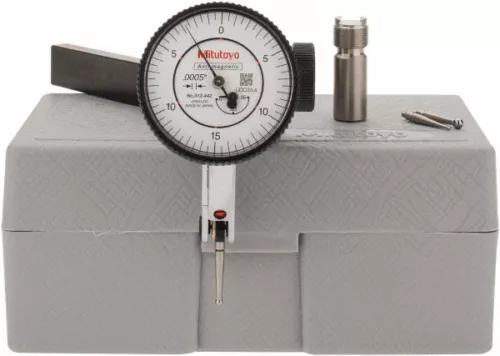 Mitutoyo 9 Piece, 0" to 0.06" Measuring Range, 40mm Dial Diam, 0-15-0 Dial Re...