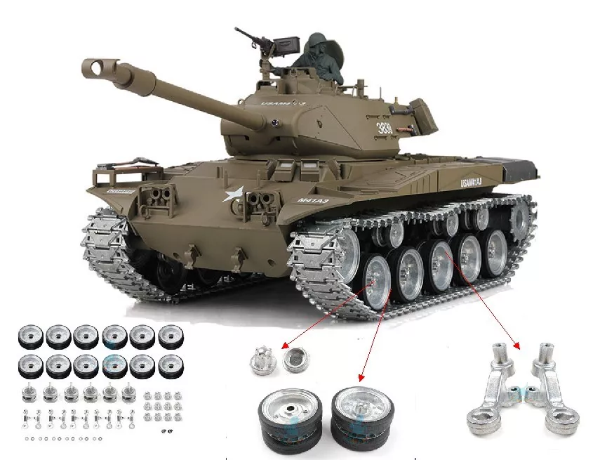 Heng Long Radio Remote Control RC Tank M41A3 Walker Bulldog Tank