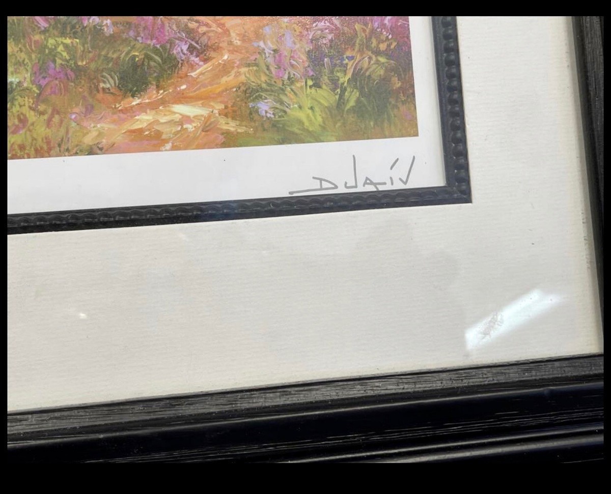 Arrive Au Lac 2015 * Seriolithograph * Signed French Artist Duaiv